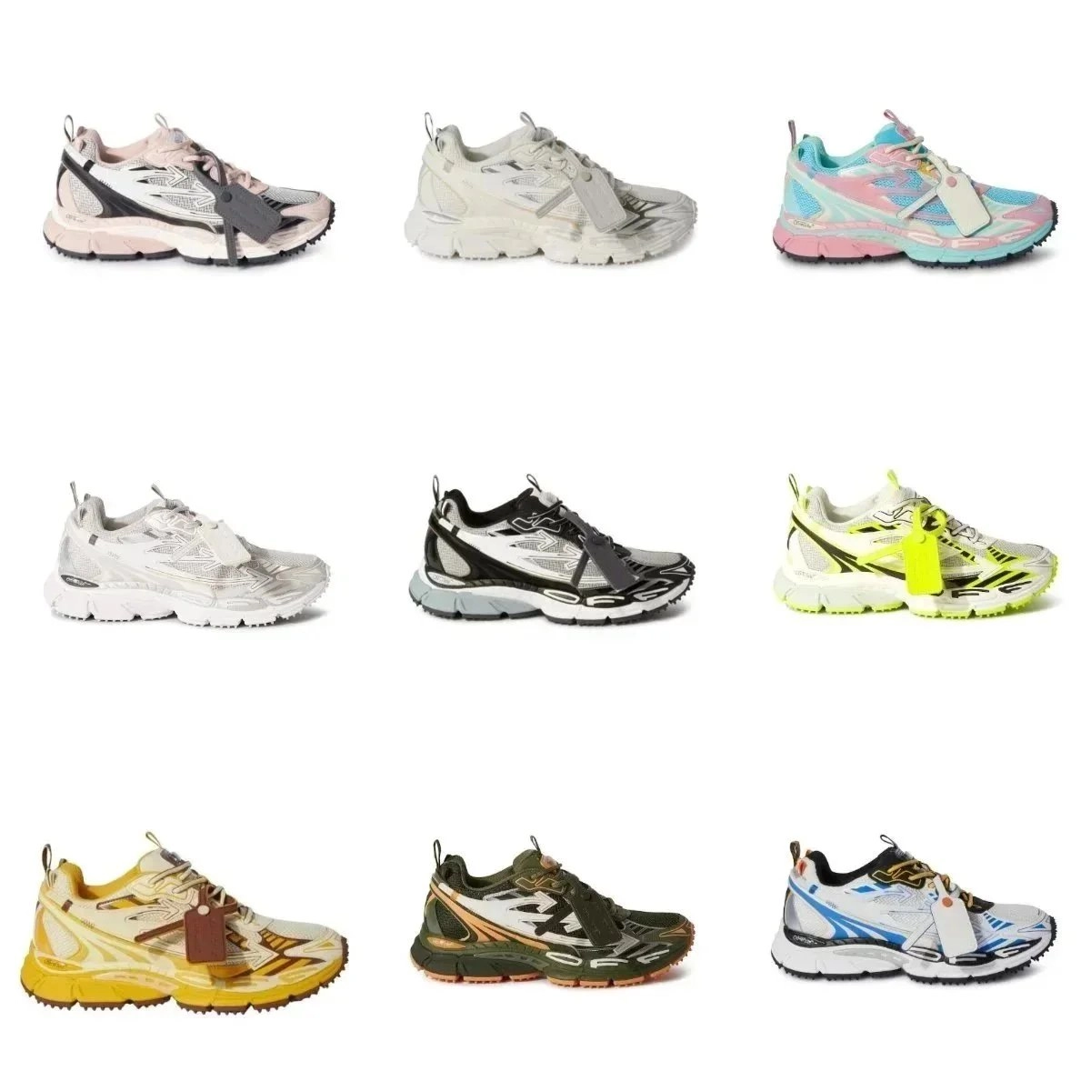Maison Margiela Replica Trail Sneaker - Multicolor Mesh Overlay
