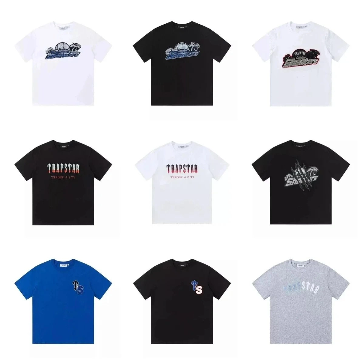 Trapstar London Shooters Graphic T-Shirt - White with Panther Logo