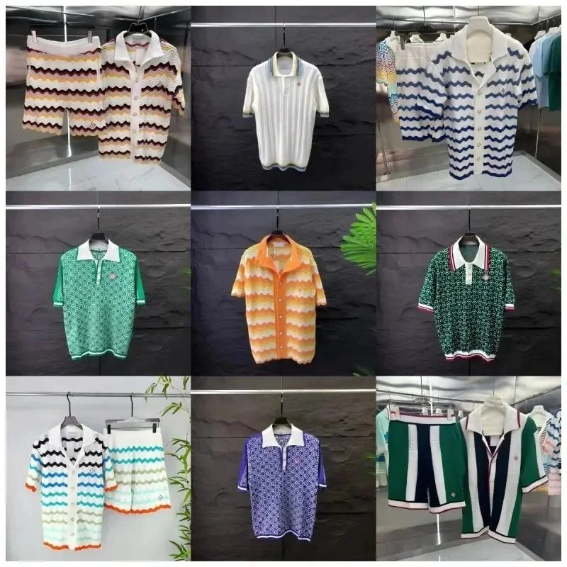 Missoni Zigzag Knit Polo Shirt - Multicolor Wave Pattern