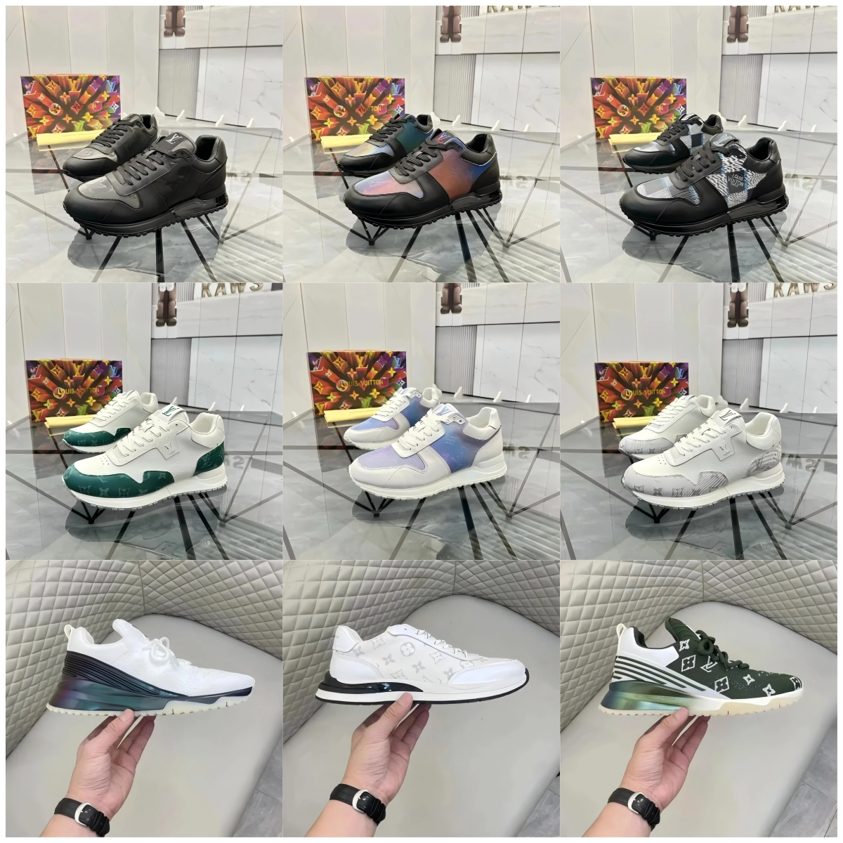 Louis Vuitton Archlight Sneaker Iridescent Black Patent Leather