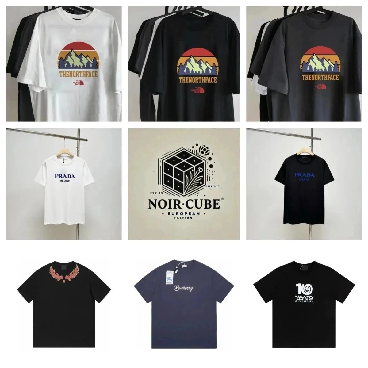 The North Face Mountain Sunset Graphic T-Shirt - White
