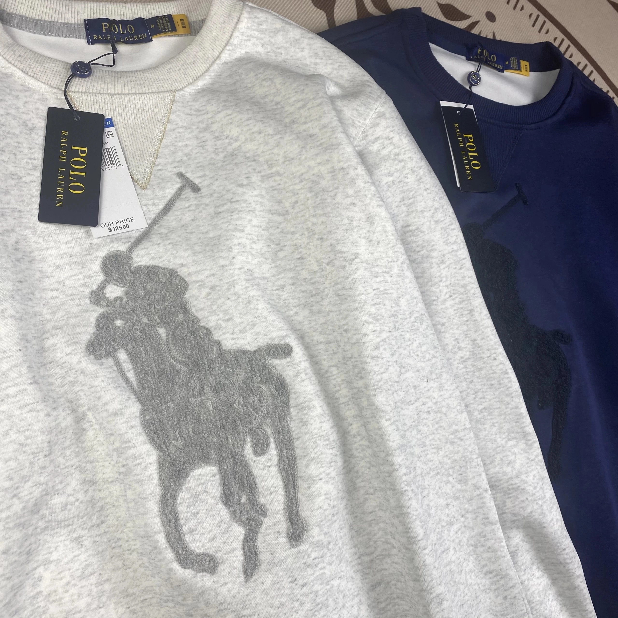 Polo Ralph Lauren Big Pony Crewneck Sweatshirt - Heather Grey