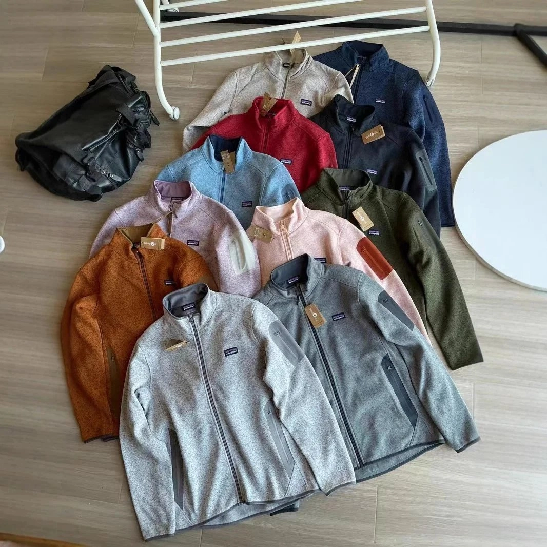 Patagonia Better Sweater Fleece Jacket - Heather Gray with Zippered Pockets