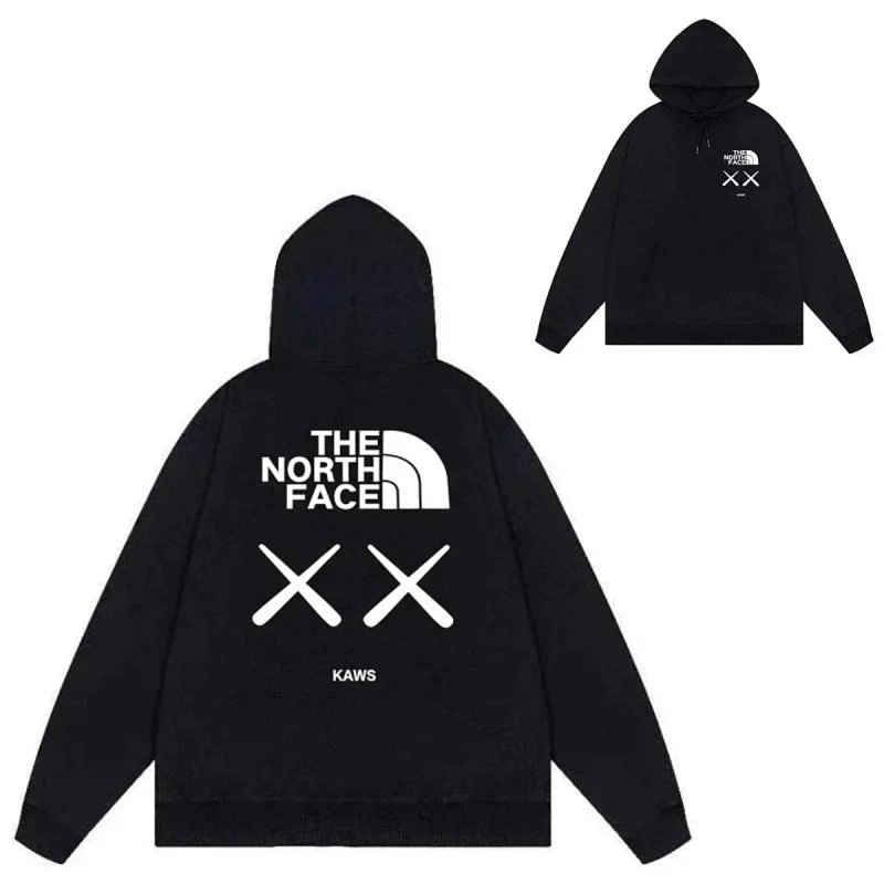 The North Face x KAWS Black Hoodie with Iconic XX Logo