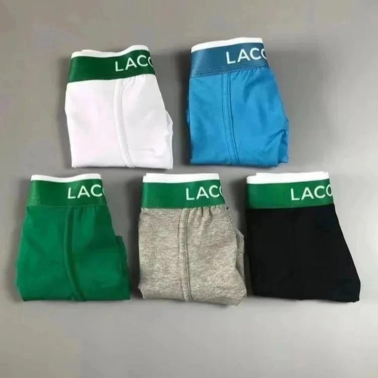 LACO Classic Boxer Briefs - White Blue Green Gray Black