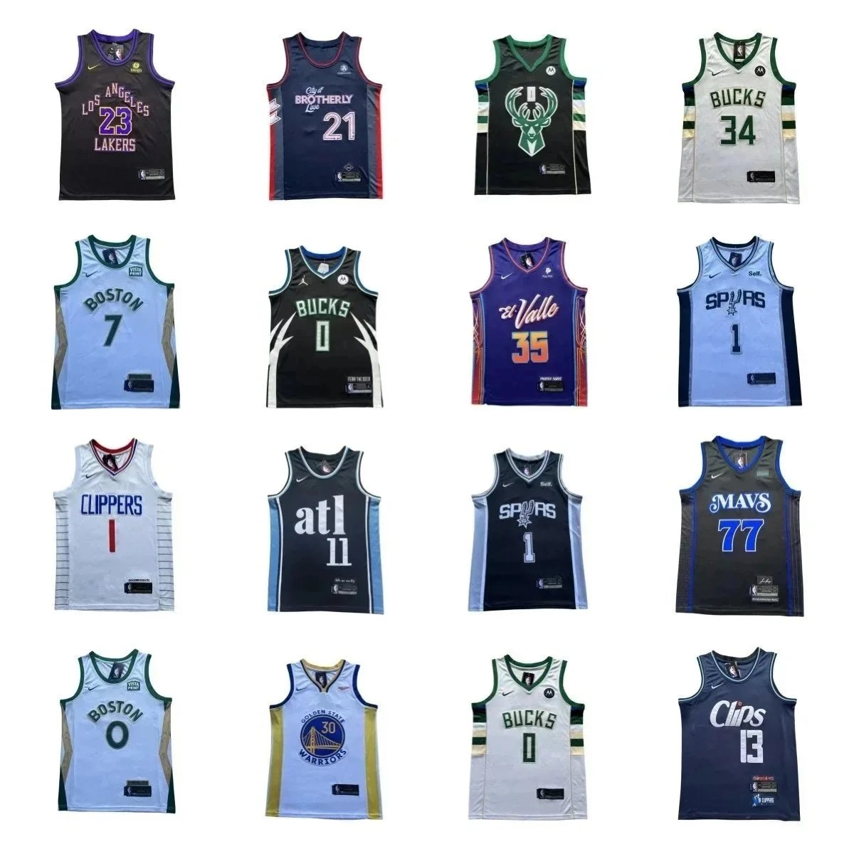 Nike NBA City Edition Jersey - Los Angeles Lakers Purple Black 23